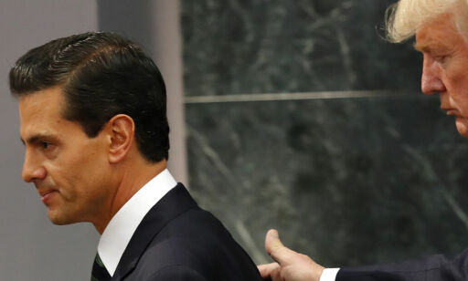 Først var de venner. Så kranglet Trump og Mexicos president igjen