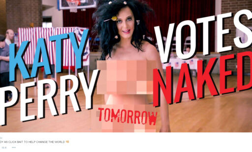Kler seg naken for Hillary