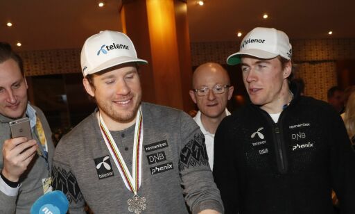 Slik feirer Jansrud etter VM-sølvet
