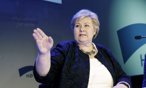 Erna vil ha Norge over «kneika». Da må hun først over sin egen