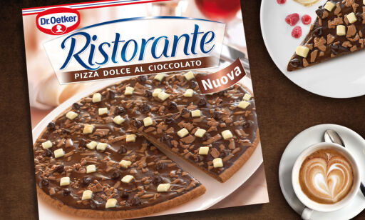 Wie bitte? Tyskerne klare med sjokoladepizza