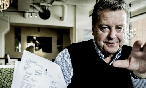 Rognlien er lei maset - her legger han fram reiseregningen sin fra Sotsji-OL