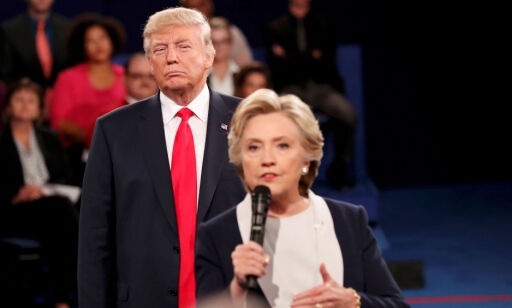 Donald Trump utfordrer Hillary Clinton til å stille til valg i 2020