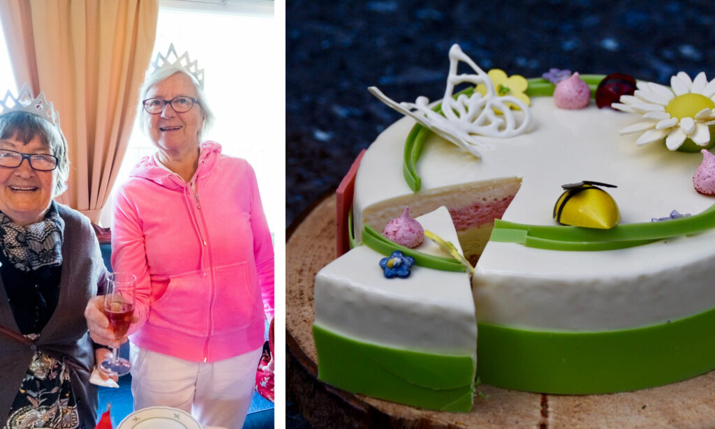 Lenge før dronning Sonja hadde smakt på bursdagskaken sin, gikk den sin seiersgang på sykehjemmet.