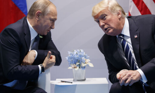 Det hvite hus: Avviser privat møte mellom Trump og Putin