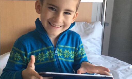 Her er Djabrail (6) like før han ved en feil fikk cellegift i hjernen og ble lagt i respirator