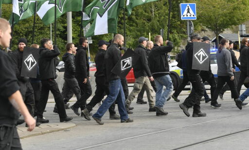 Hundretall nazister marsjerte i Göteborg - uten tillatelse
