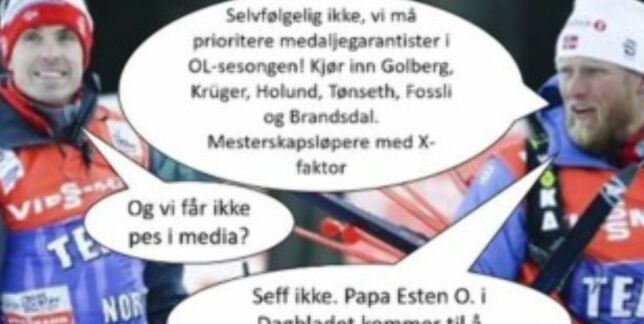 Esten O. Sæther: Å prate fram seg selv i blant er det samme som å prate ned andre