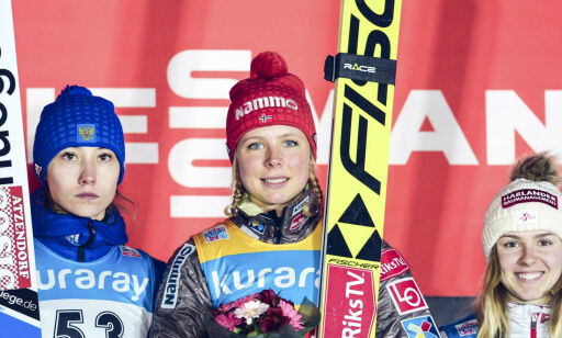 Maren Lundby sikret sin femte strake hopptriumf