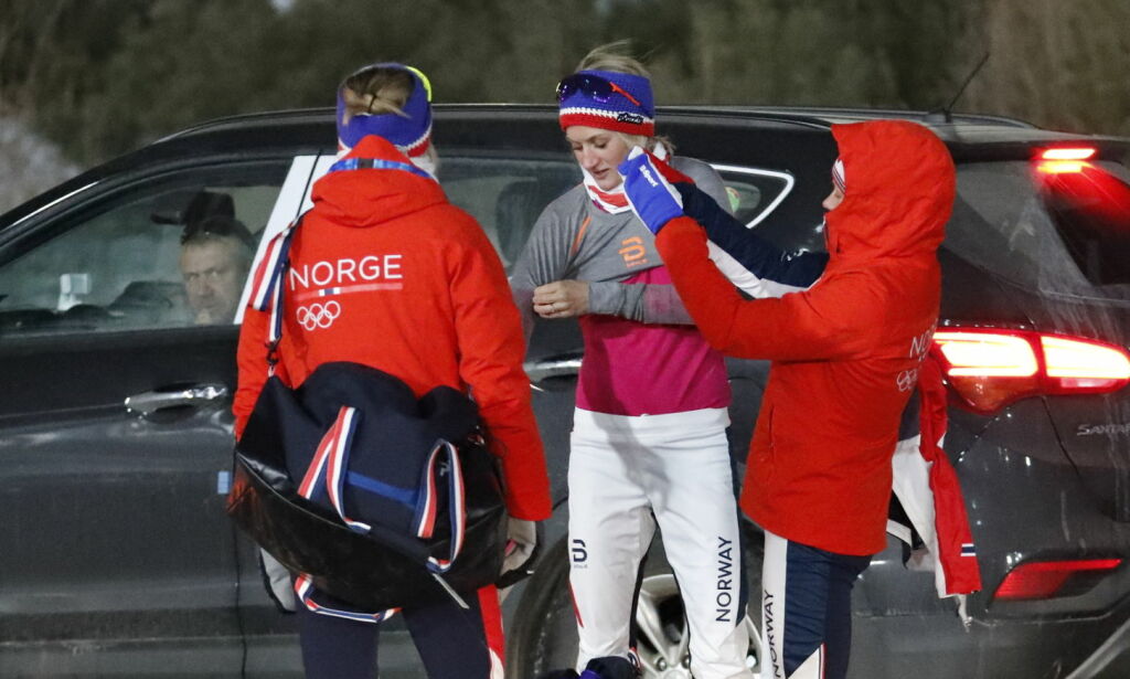 Bjørgen hadde ikke bedre ski enn de andre norske jentene