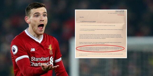 Liverpool-spiller hylles for dette brevet til en sjuåring
