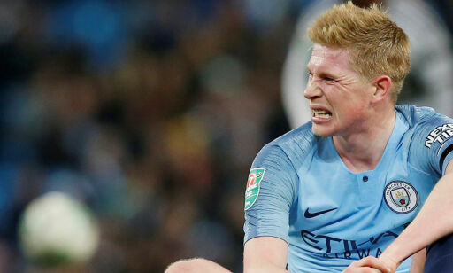 Storavis: De Bruyne ute i minst en måned