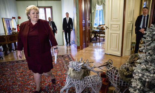 Ernas julegave til Frp og KrF: Varsler forhandlinger på sparebluss og krever lojalitet